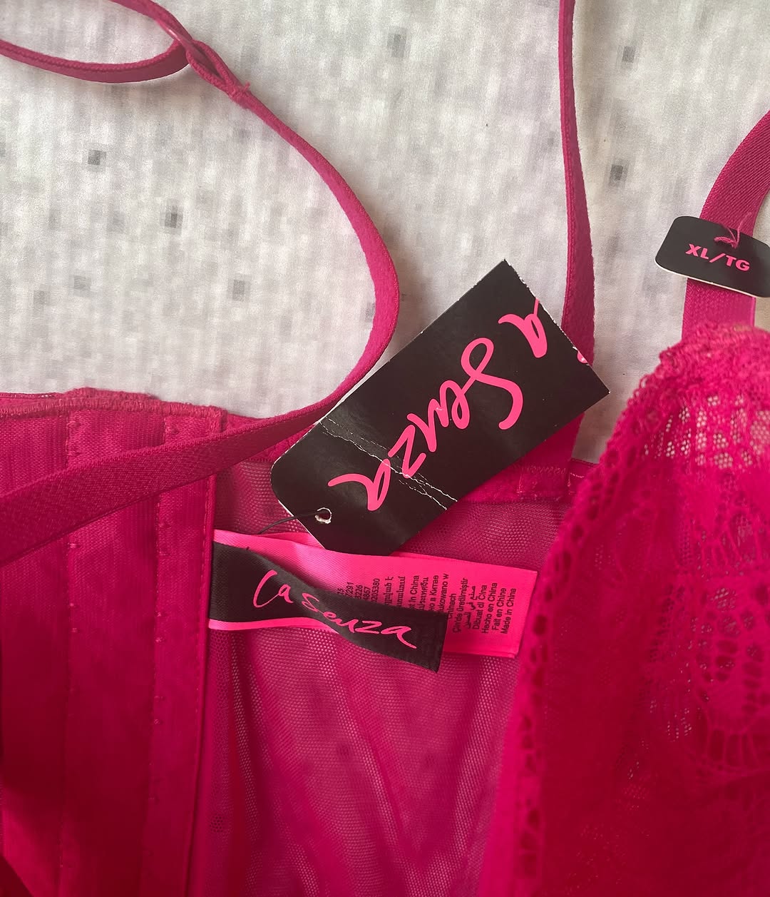 Kunty Brand New La Senza Magenta Pink Lace Corset  ⚡️ — image 3