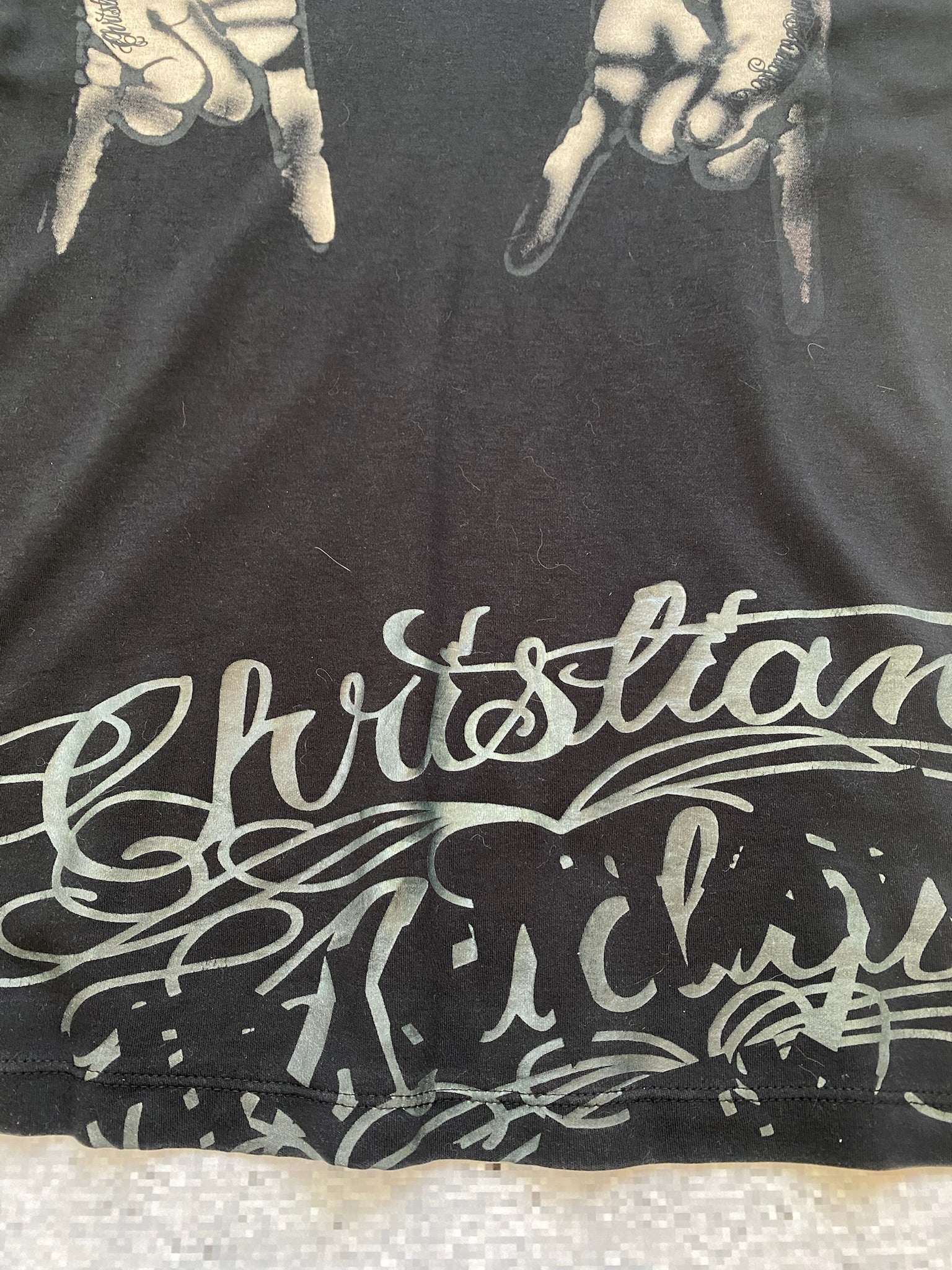 Christian Audigier Bedazzled Y2K T-Shirt