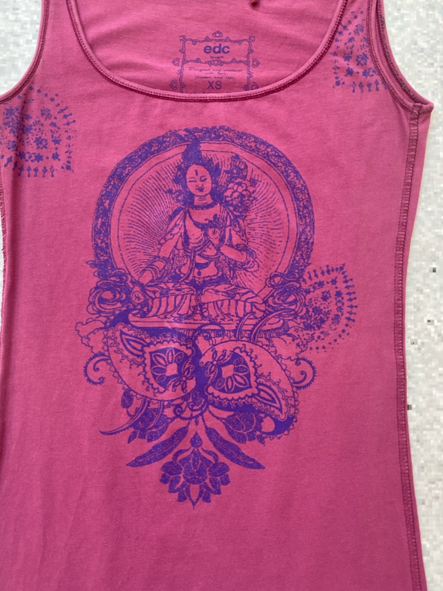 Purple EDC Budda Tank Top EDC by Espirit