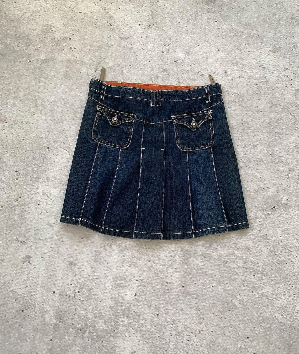 Kunty Y2k Butterfly Denim Ruffle Skirt  💗 — image 2
