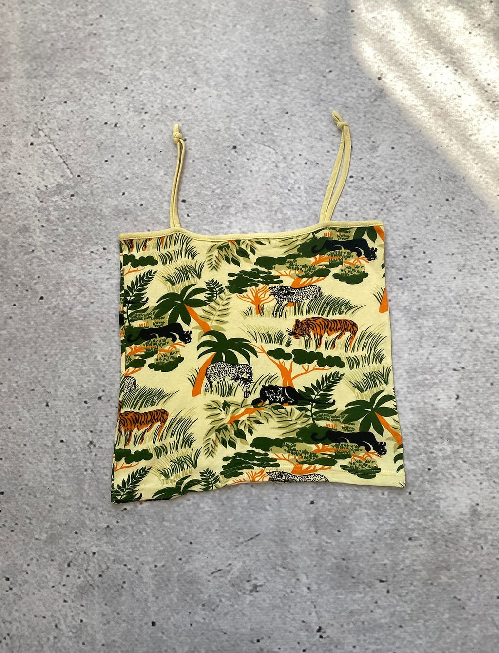 Butter Yellow Animal Y2k Top — image 4
