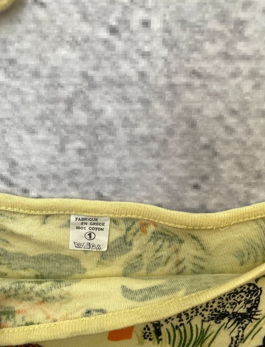 Butter Yellow Animal Y2k Top — image 3