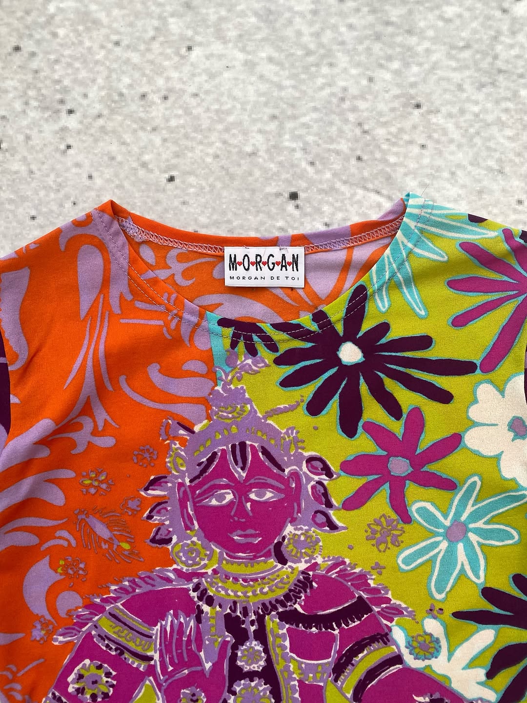 Morgan De Toi Amazing Y2k Graphic Mesh Top  ⚡️ — image 3