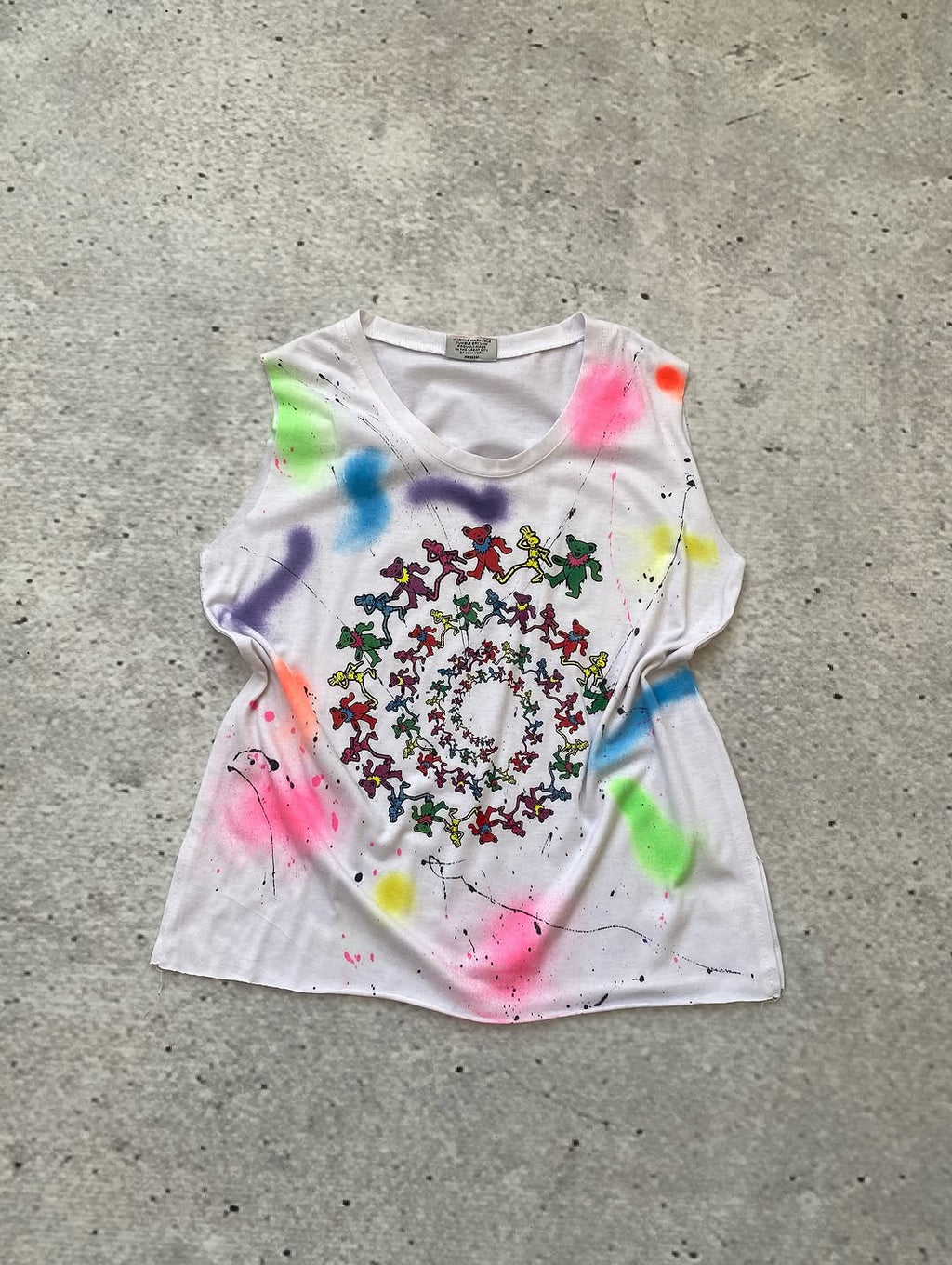 Diesel Y2k Tie-Dye The Grateful Dead Colorful Tank Top For 1