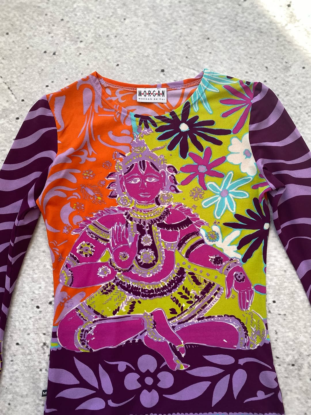 Morgan De Toi Amazing Y2k Graphic Mesh Top  ⚡️ — image 2