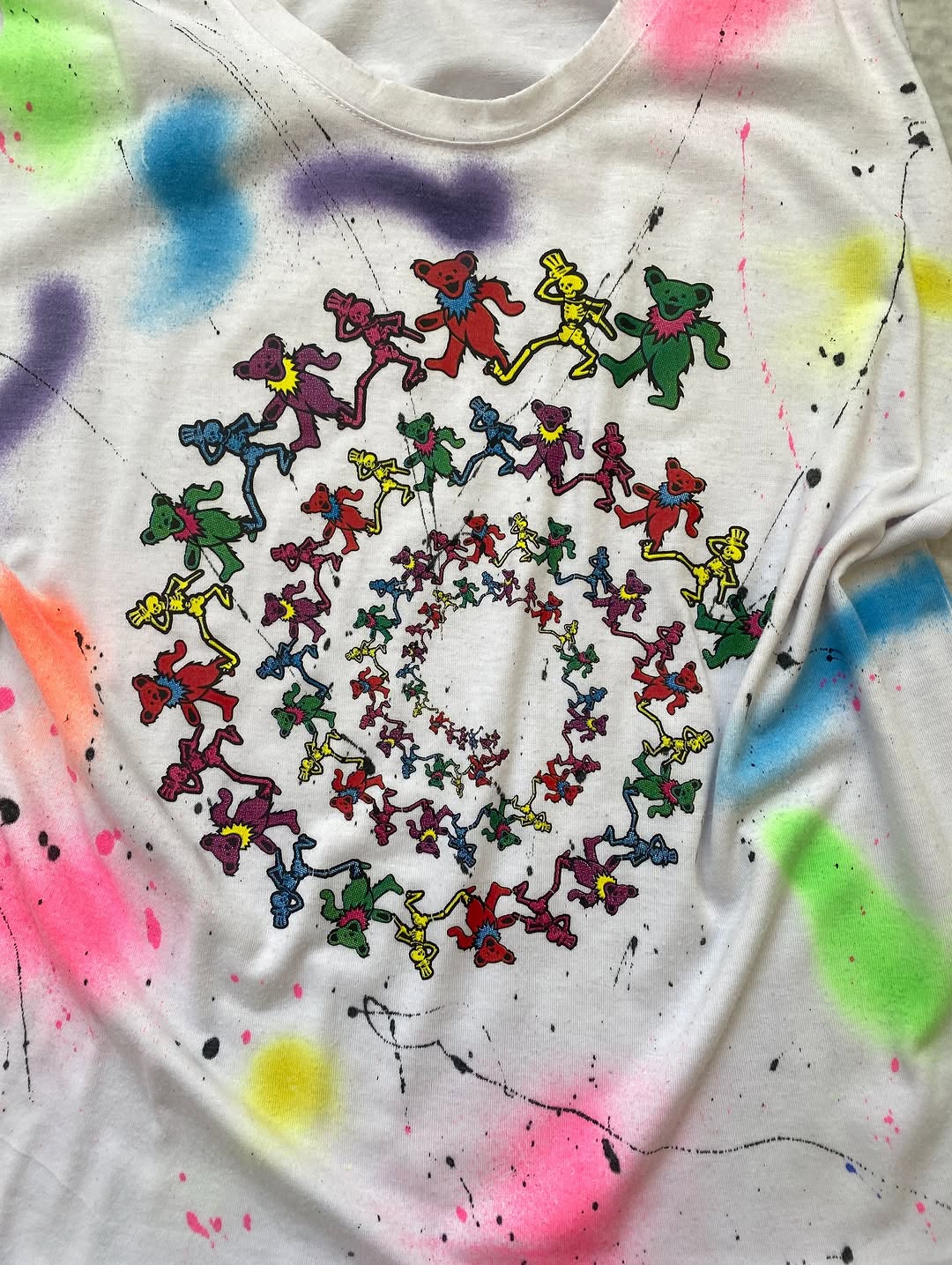 Y2k Tie-Dye The Grateful Dead Colorful Tank Top For 1 — image 2