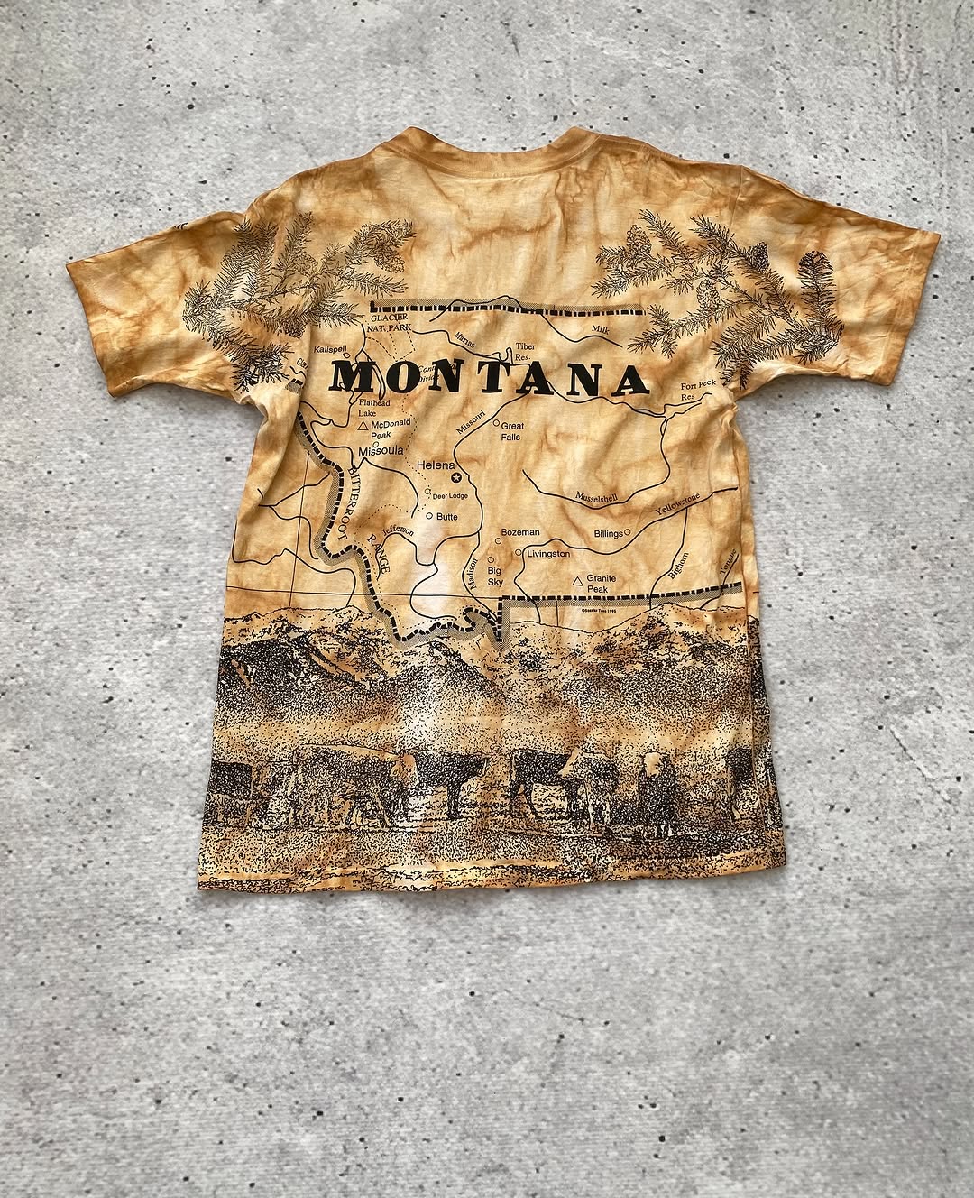 All-Over Print Vintage Gildan Montana Tee  ⚡️ — image 4