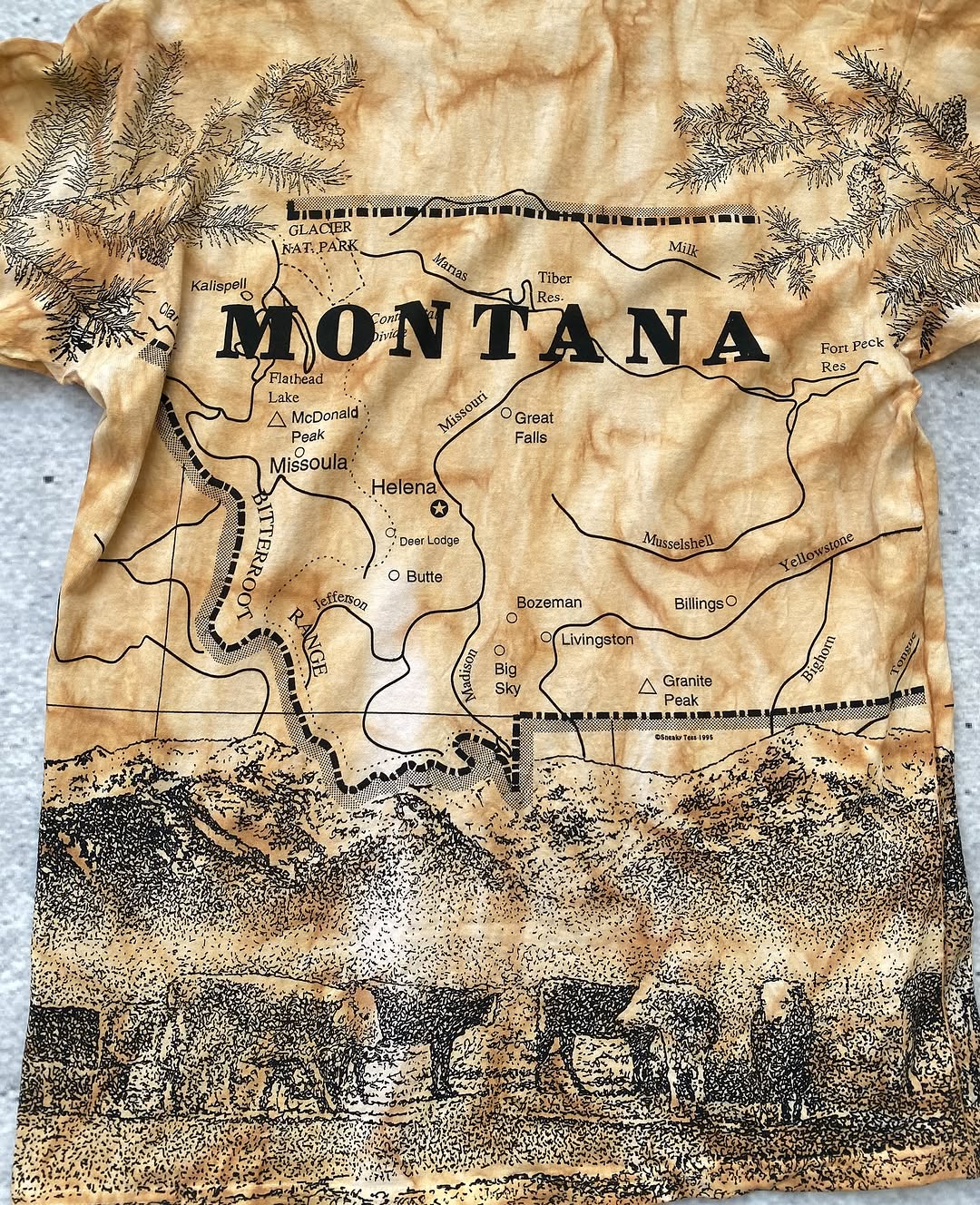 All-Over Print Vintage Gildan Montana Tee  ⚡️ — image 6