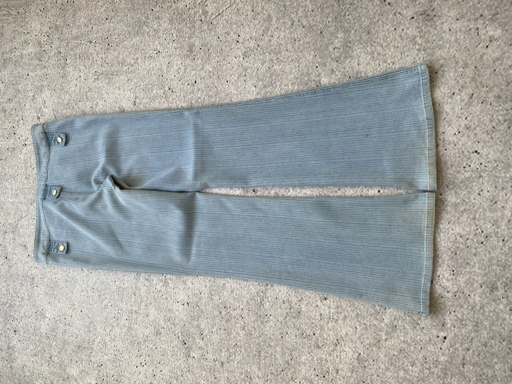 Request Stretchy Flared Lightwash Low Waisted Jeans