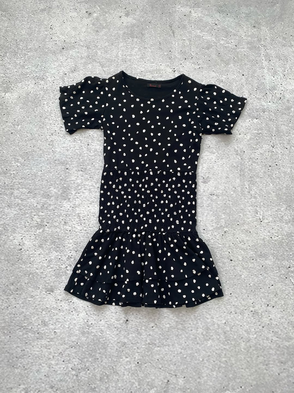 Ruched and Ruffled Polka Dot Cotton Long Top for 20$ ⚡️