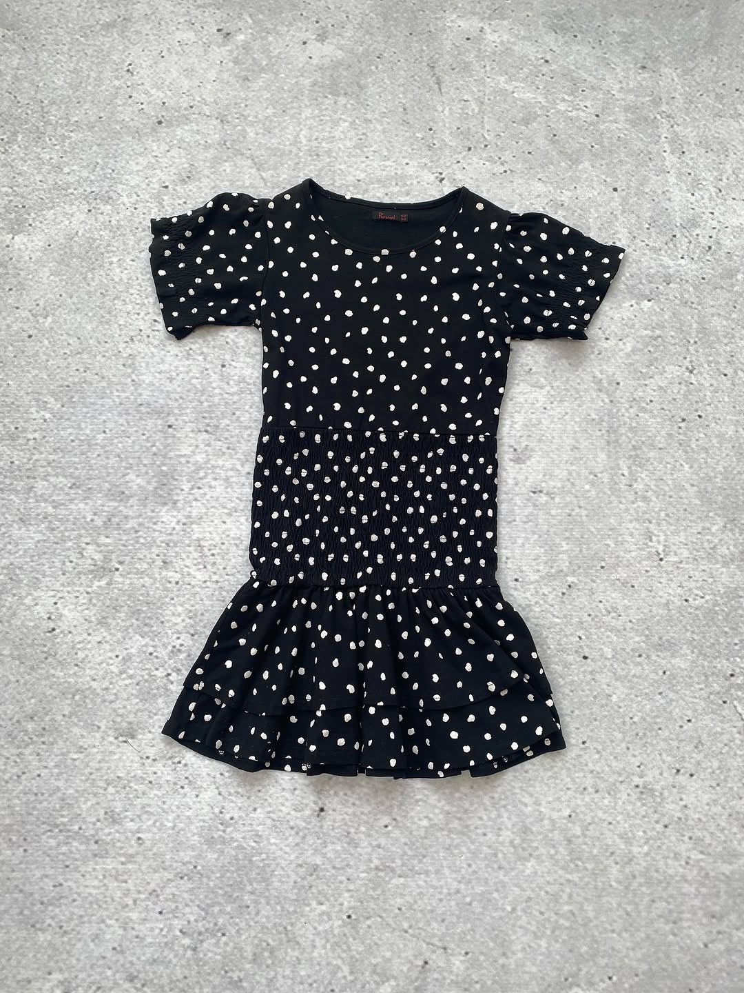 Ruched and Ruffled Polka Dot Cotton Long Top for 20$ ⚡️