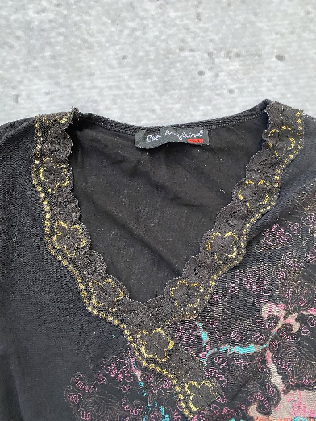 Long-Sleeve Y2k Mesh Top (Transparent Sleeves Only) For 22$  — image 3