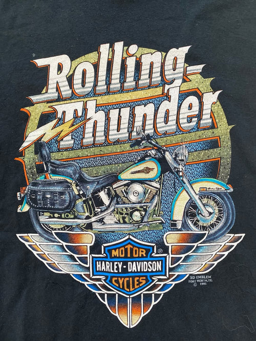 80s Harley Davidson Rolling Thunder Tee  ⚡️ — image 2