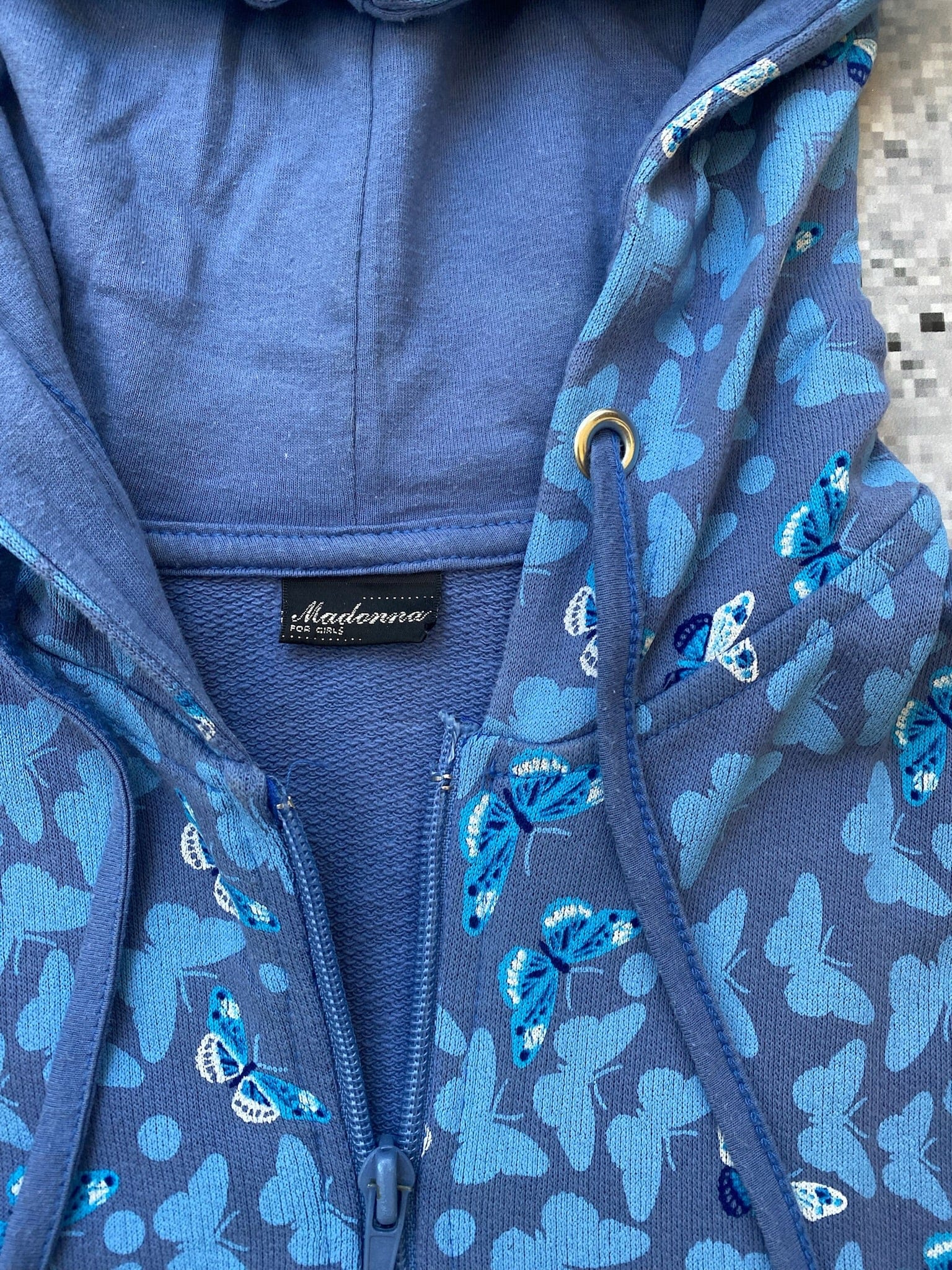 Madonna Sleeveless All over print Hoodie Madonna