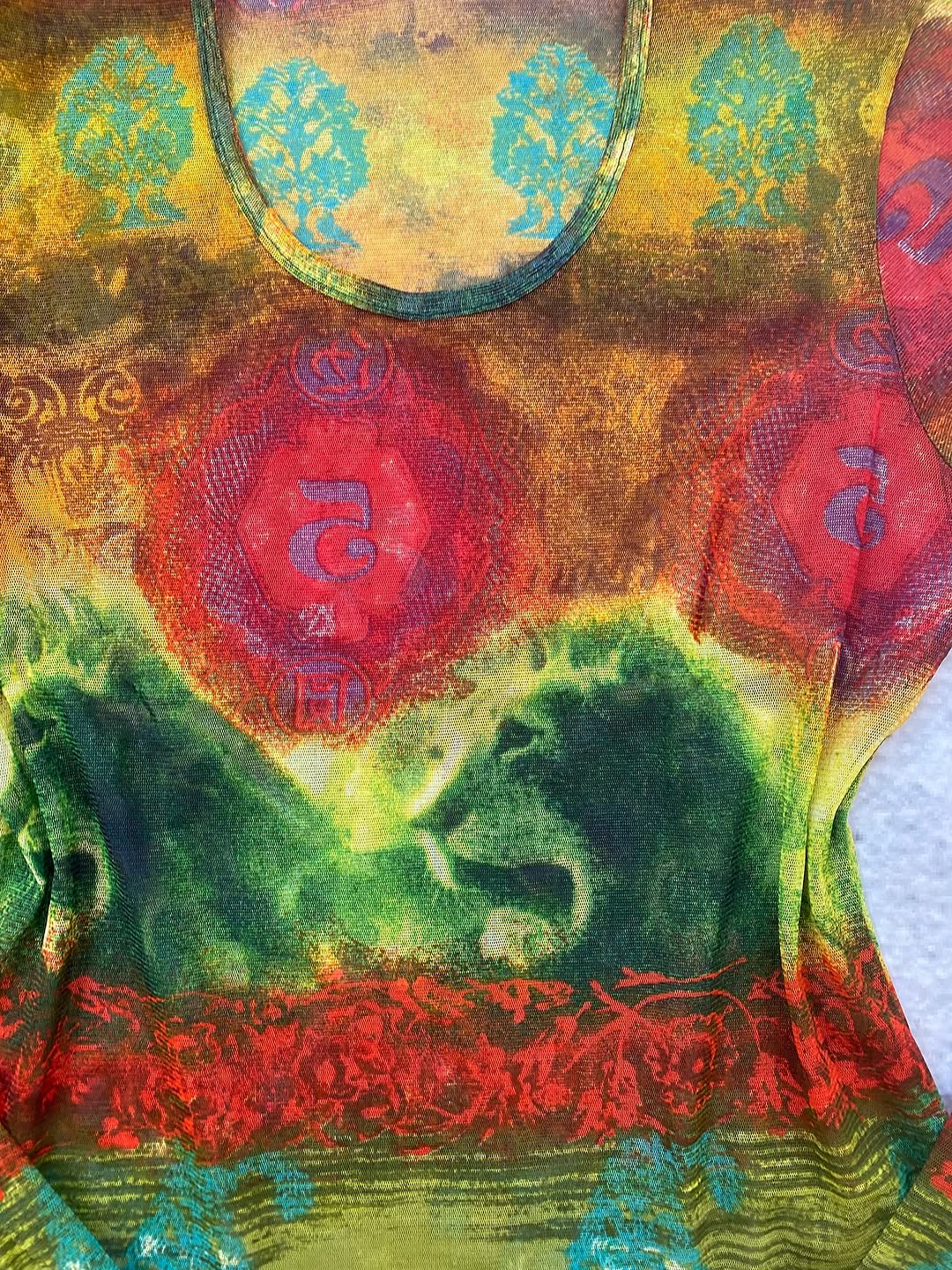 Insane Colorful Mesh Top  ⚡️ — image 2