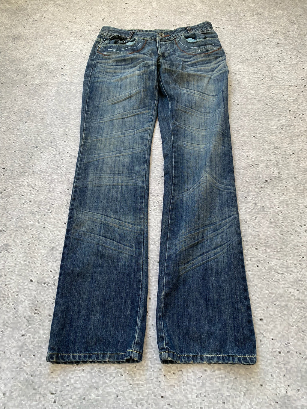 Studded Y2K  Straight Leg Jeans