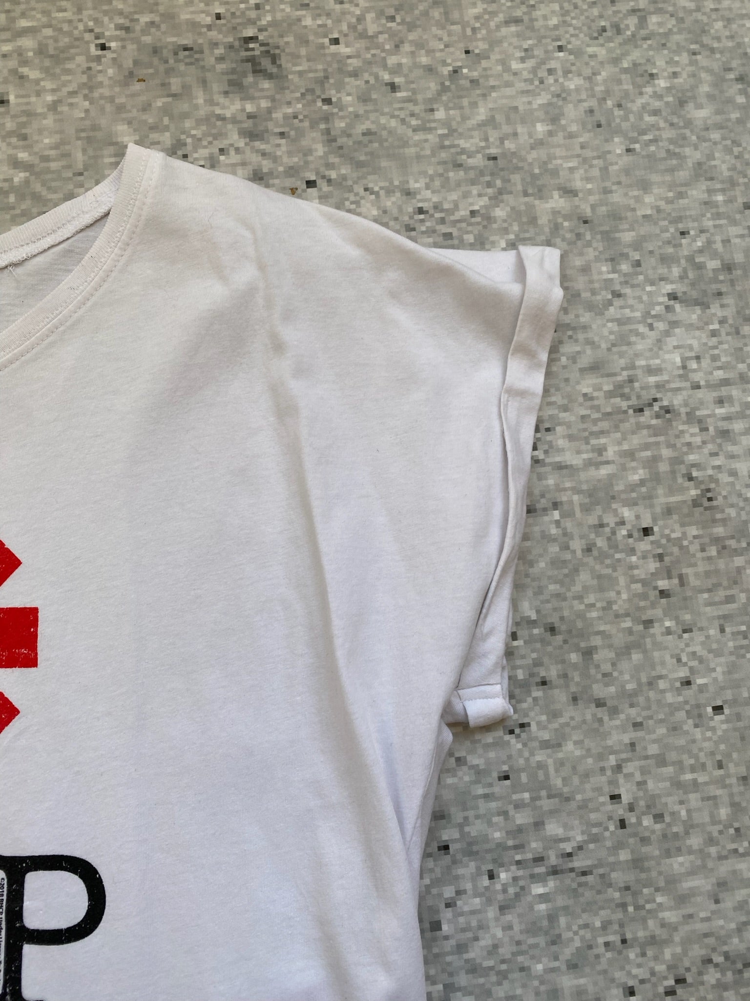 2018 RHCP White Tee