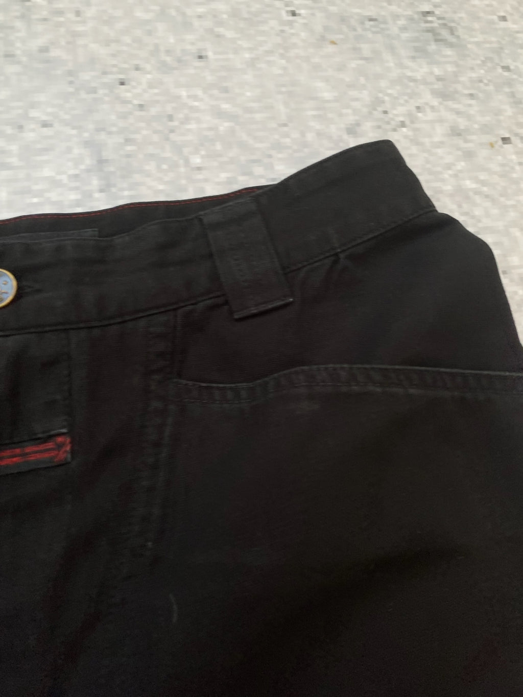 Girbaud Black Baggy Jeans for men