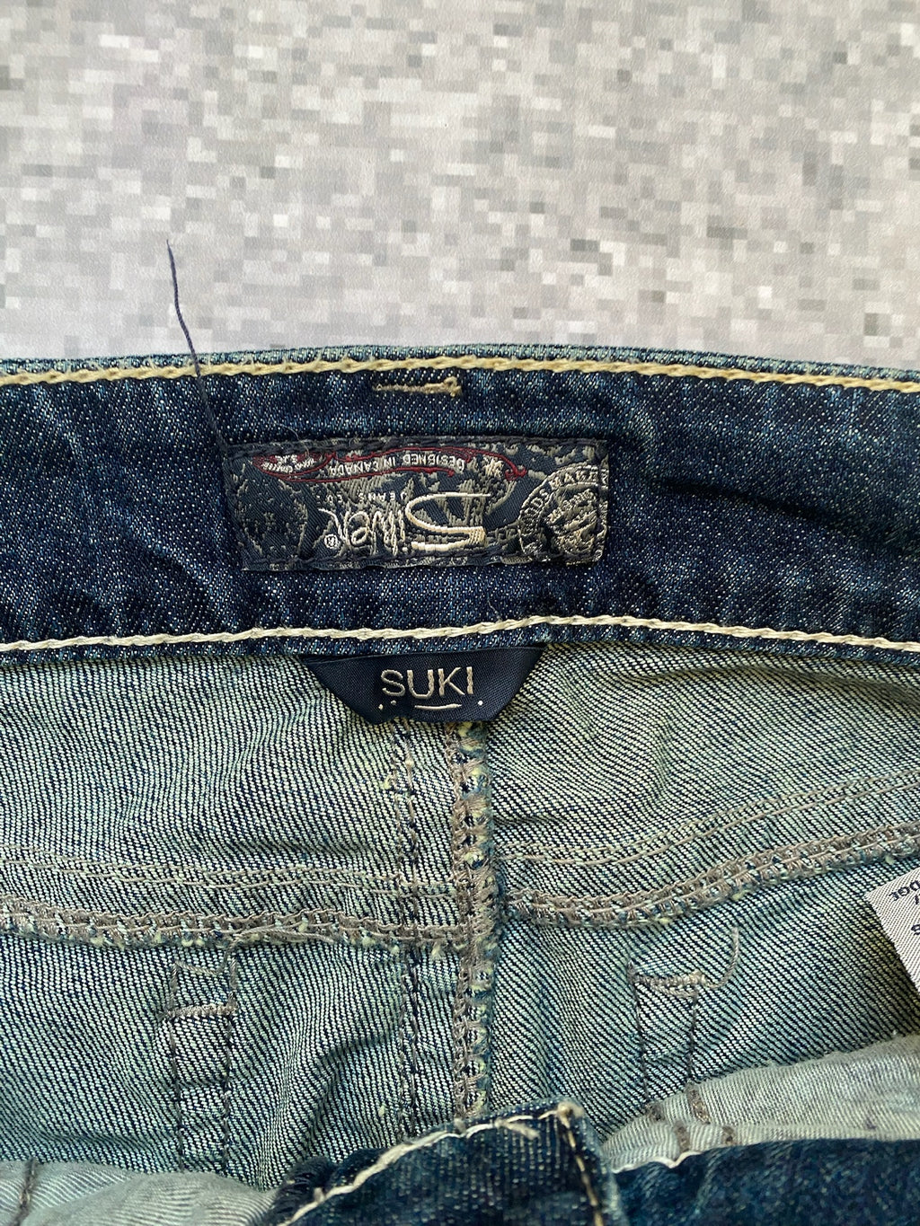 Low Rise 2000s Suki Slim Silver Woman Jeans