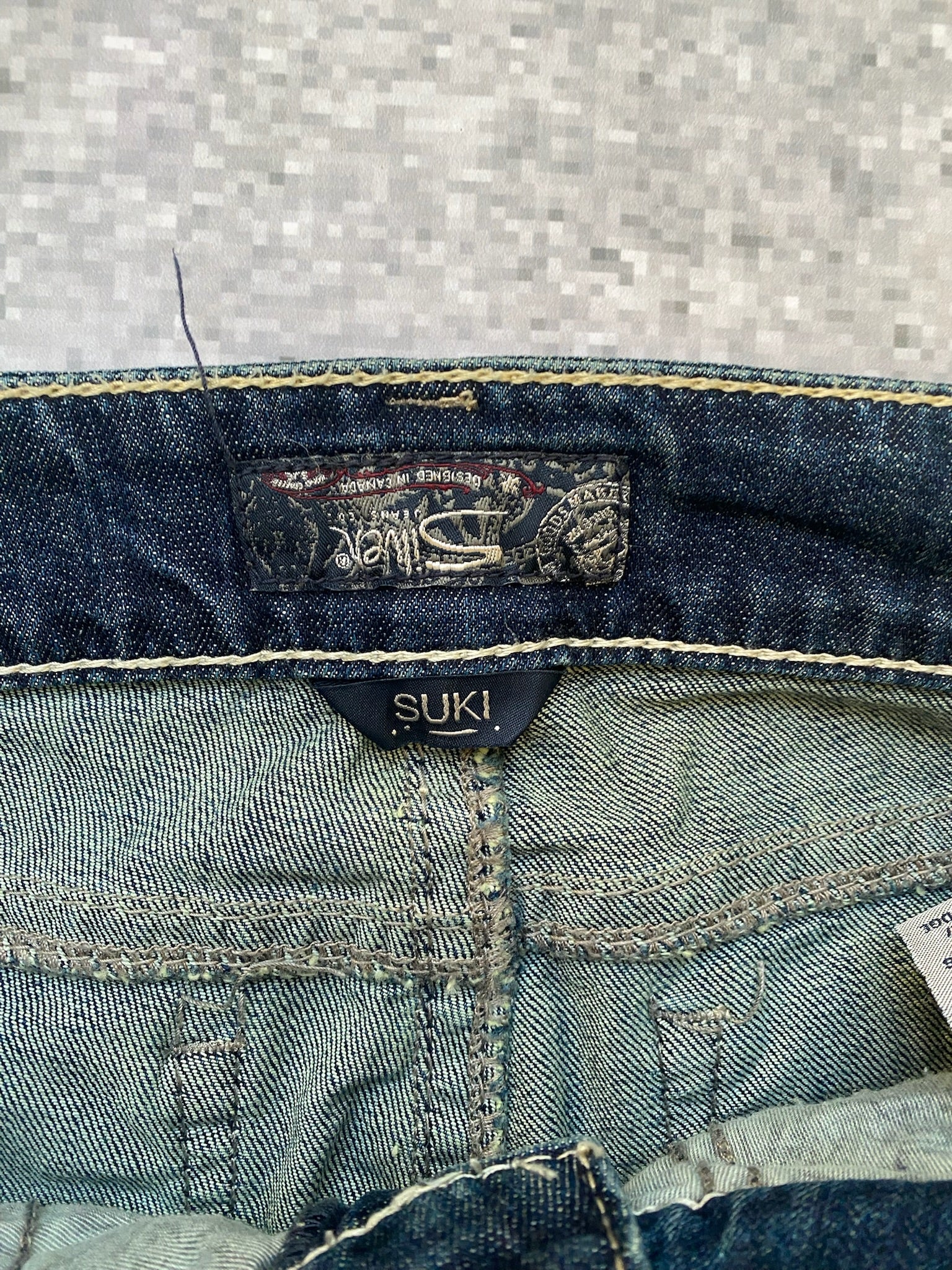 Low Rise 2000s Suki Slim Silver Woman Jeans