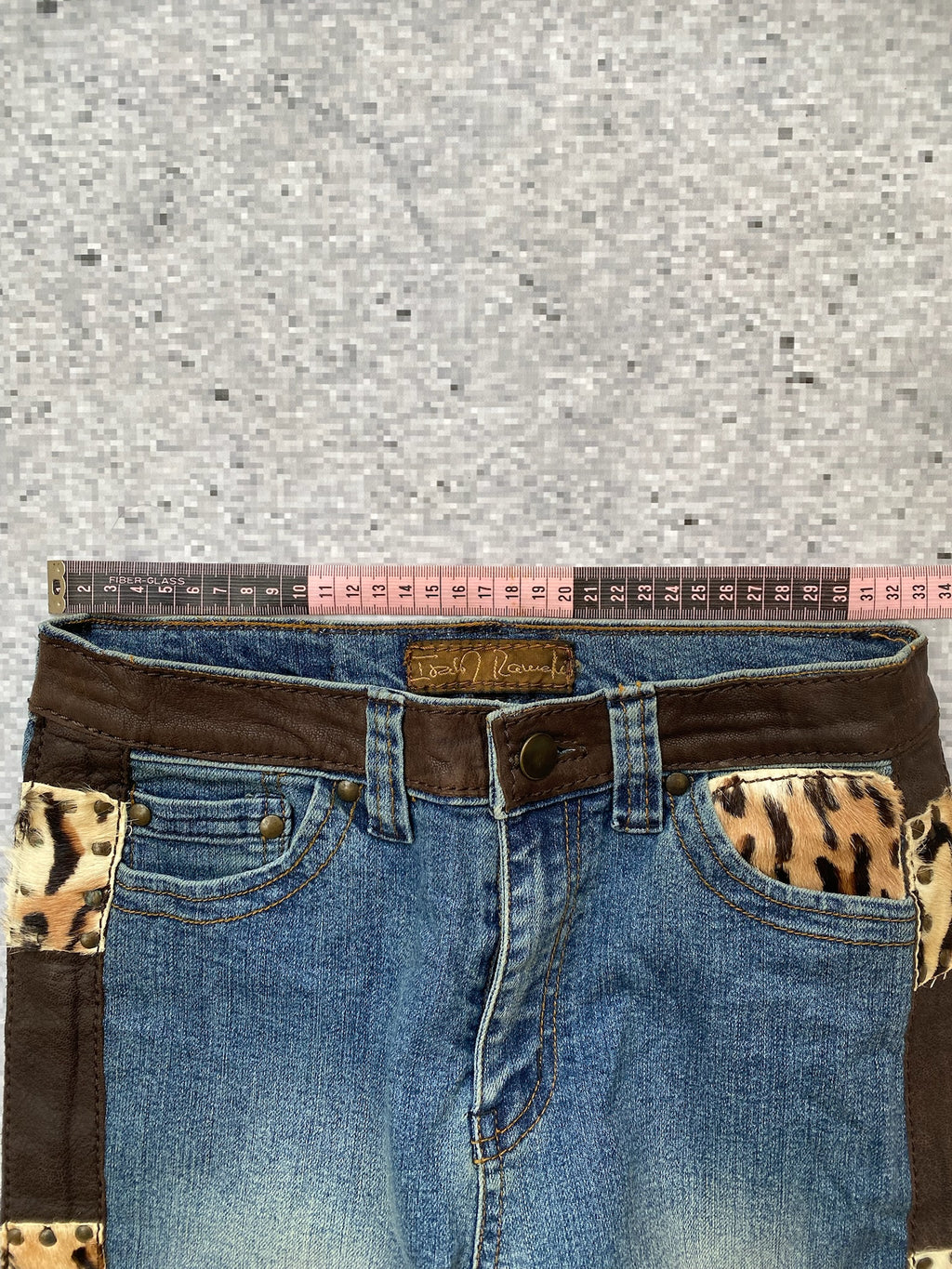 "Made in Portgual" Cowboy Low Waisted Flared Jeans