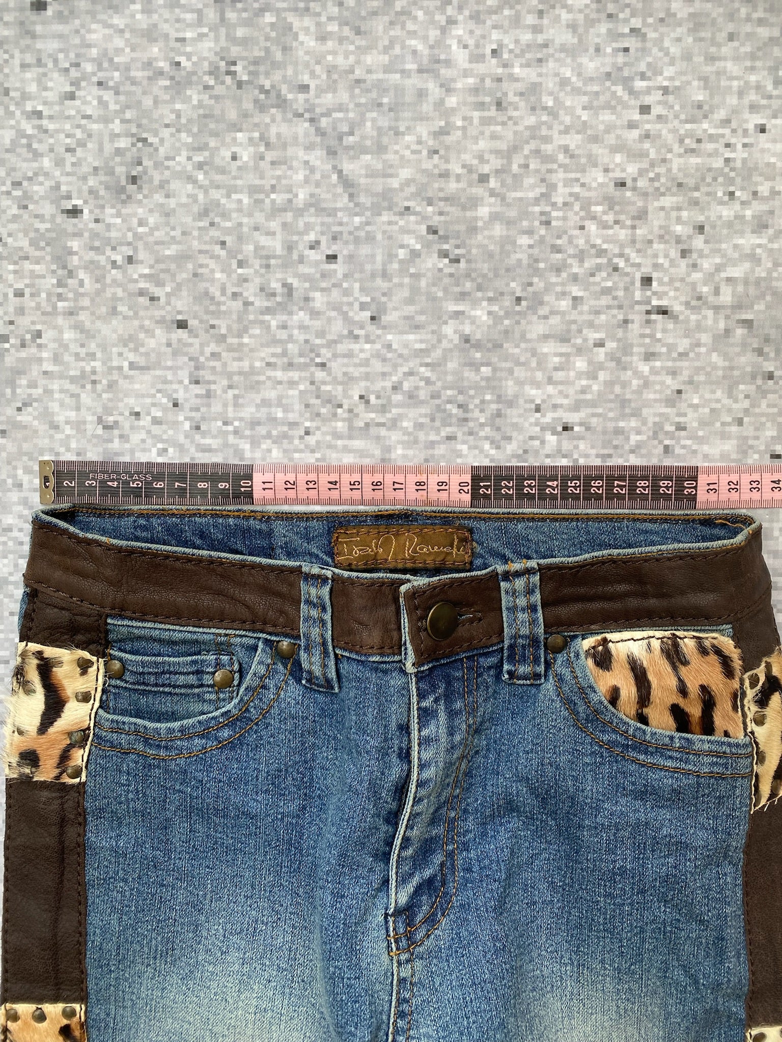 "Made in Portgual" Cowboy Low Waisted Flared Jeans
