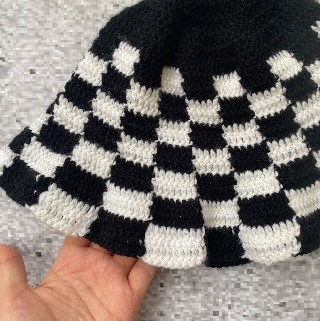 New Handmade Checker Bucket Hat for 25$ ⚡️ — image 2