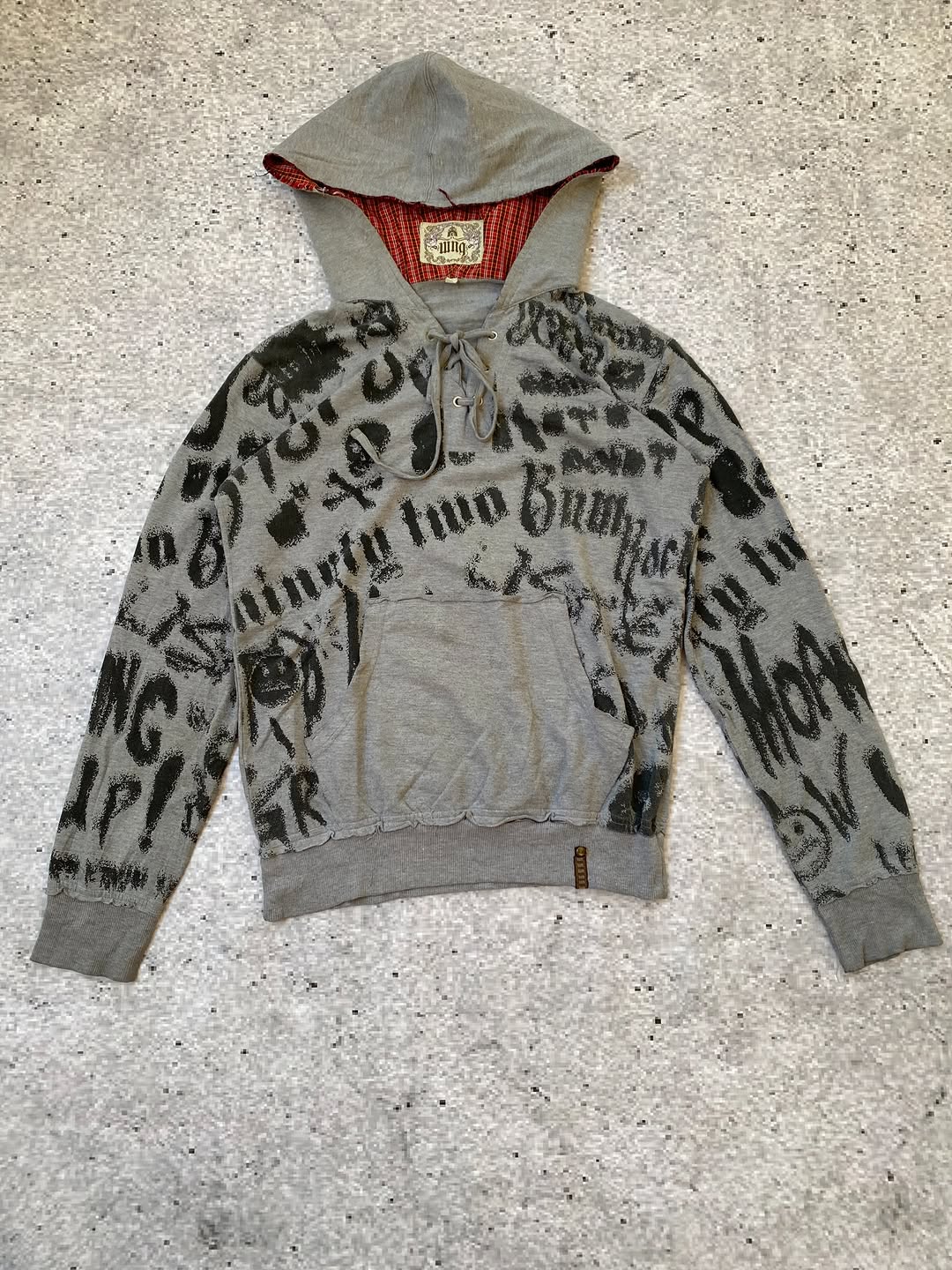 Y2k Grey Cotton Hoodie for 28$ ⚡️