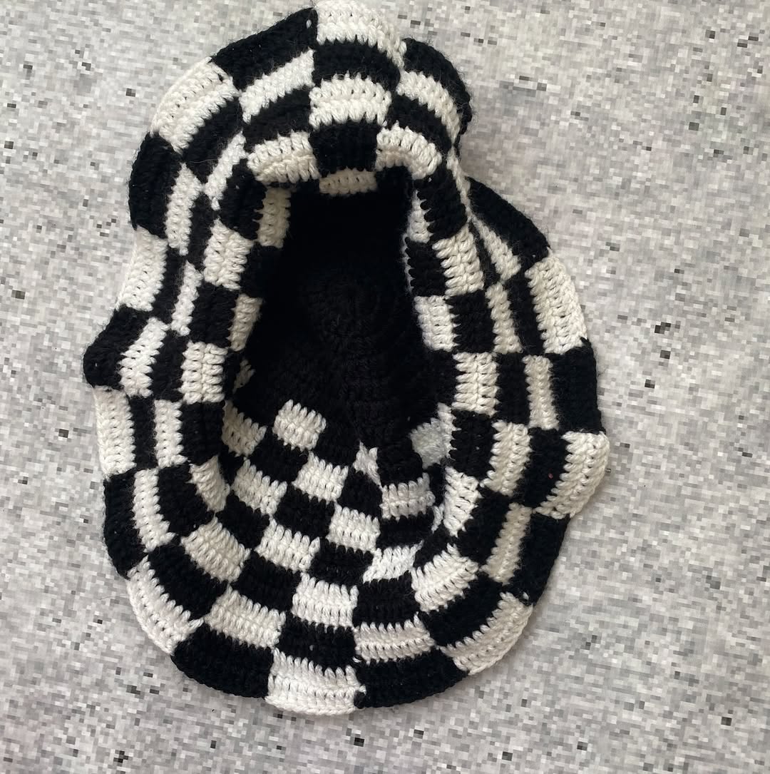 New Handmade Checker Bucket Hat for 25$ ⚡️ — image 5