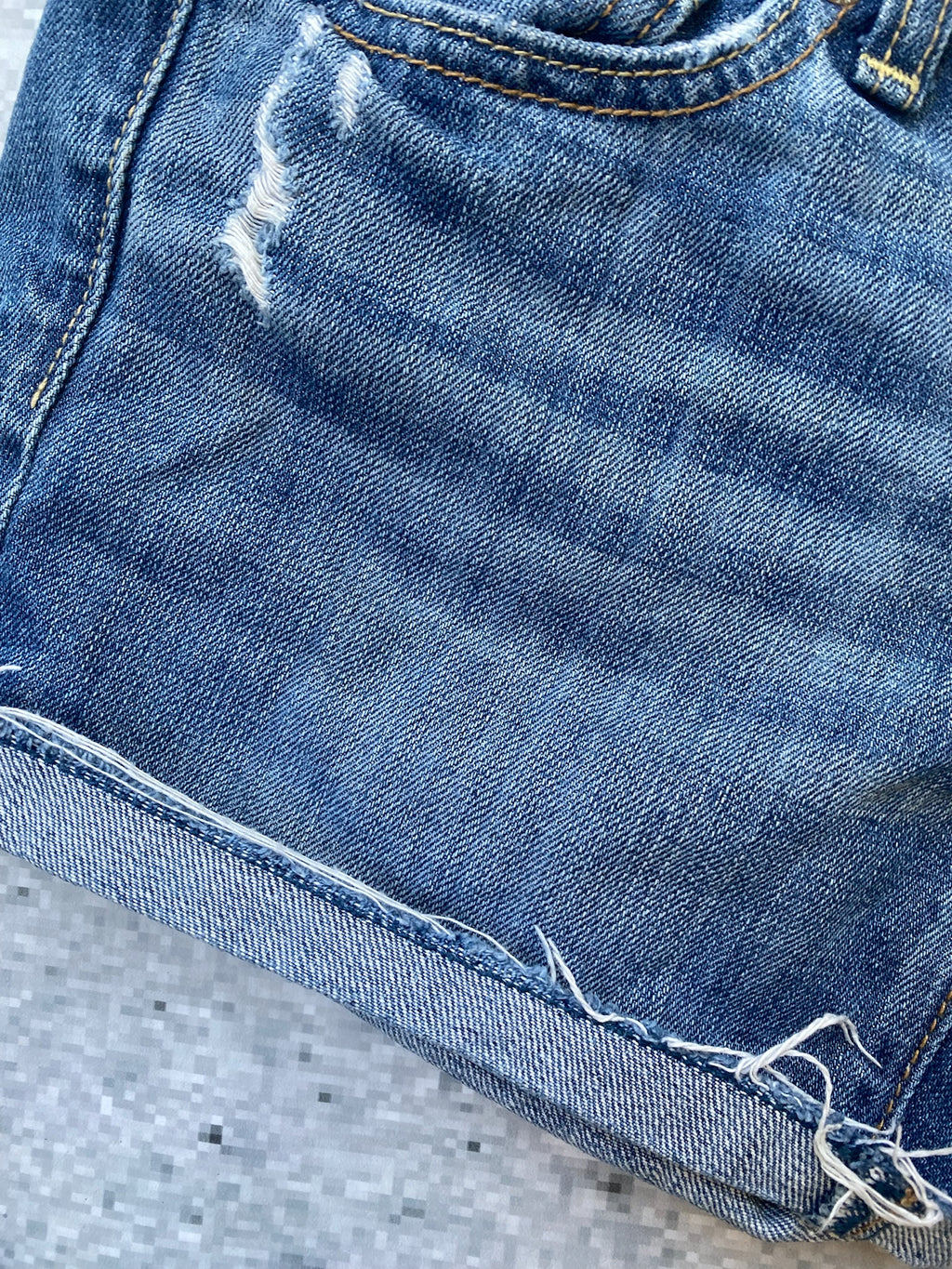 2000s American Eagle folded lowrise microshorts