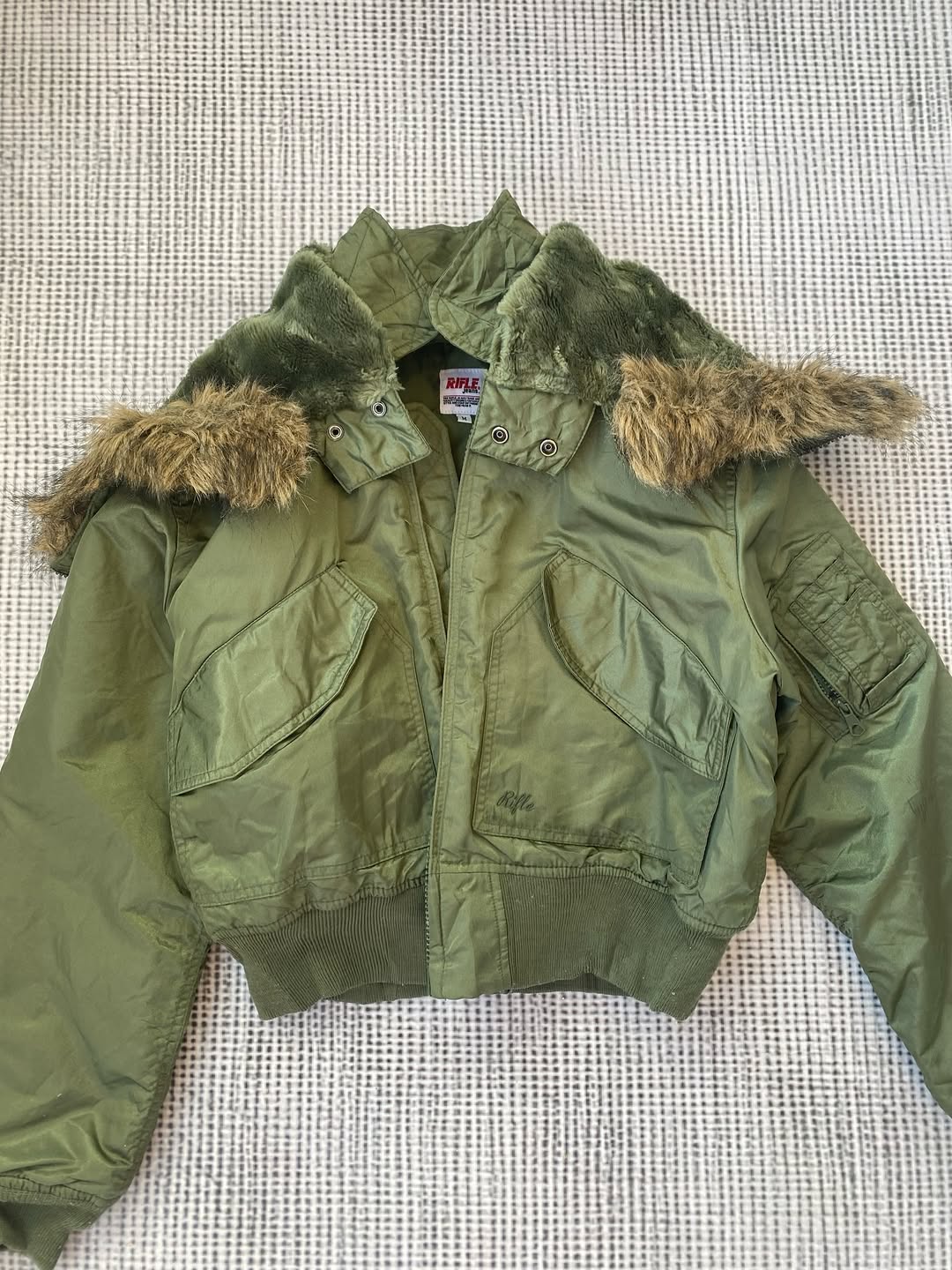 Insanely Kunty Y2k Military Green Rifle Jacket for 35$ ⚡️