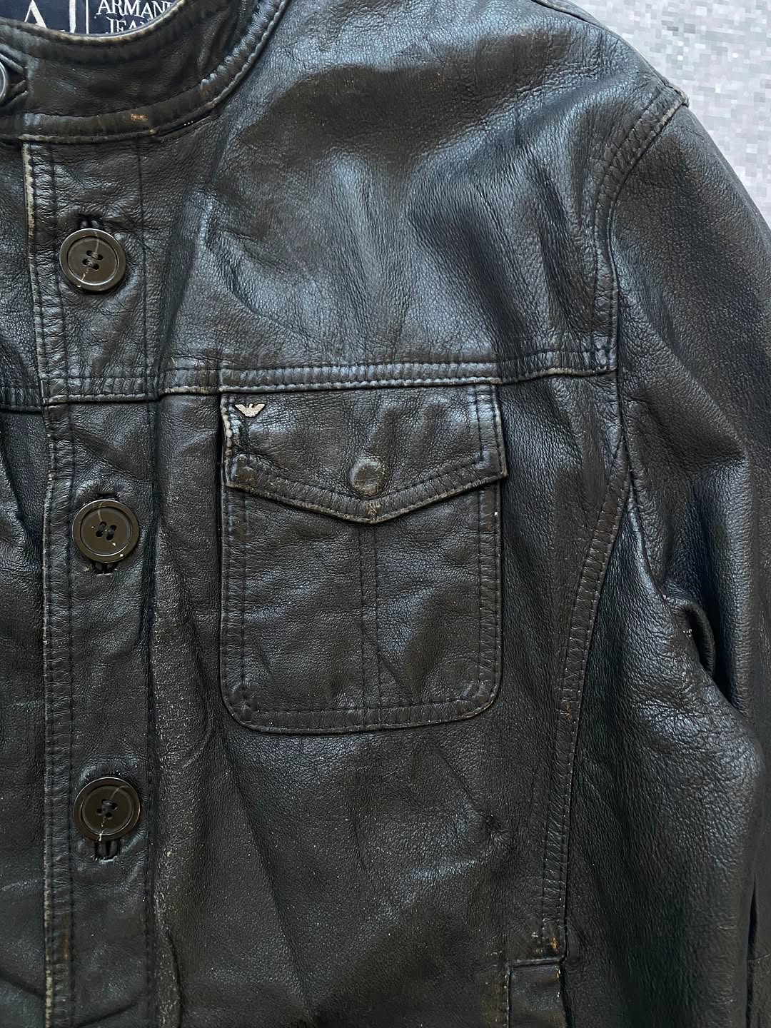 Vintage ARMANI Leather Jacket  ⚡️ — image 4