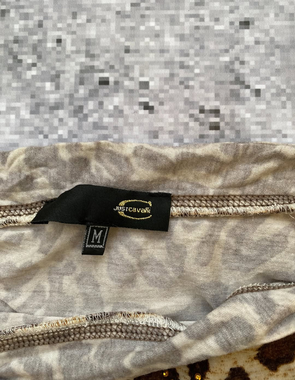 Kunty Roberto Cavalli Leopard Print Bedazzled Y2k Cotton Top  ⚡️ — image 4
