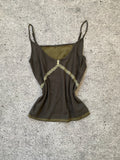 Green Fairycore cami top