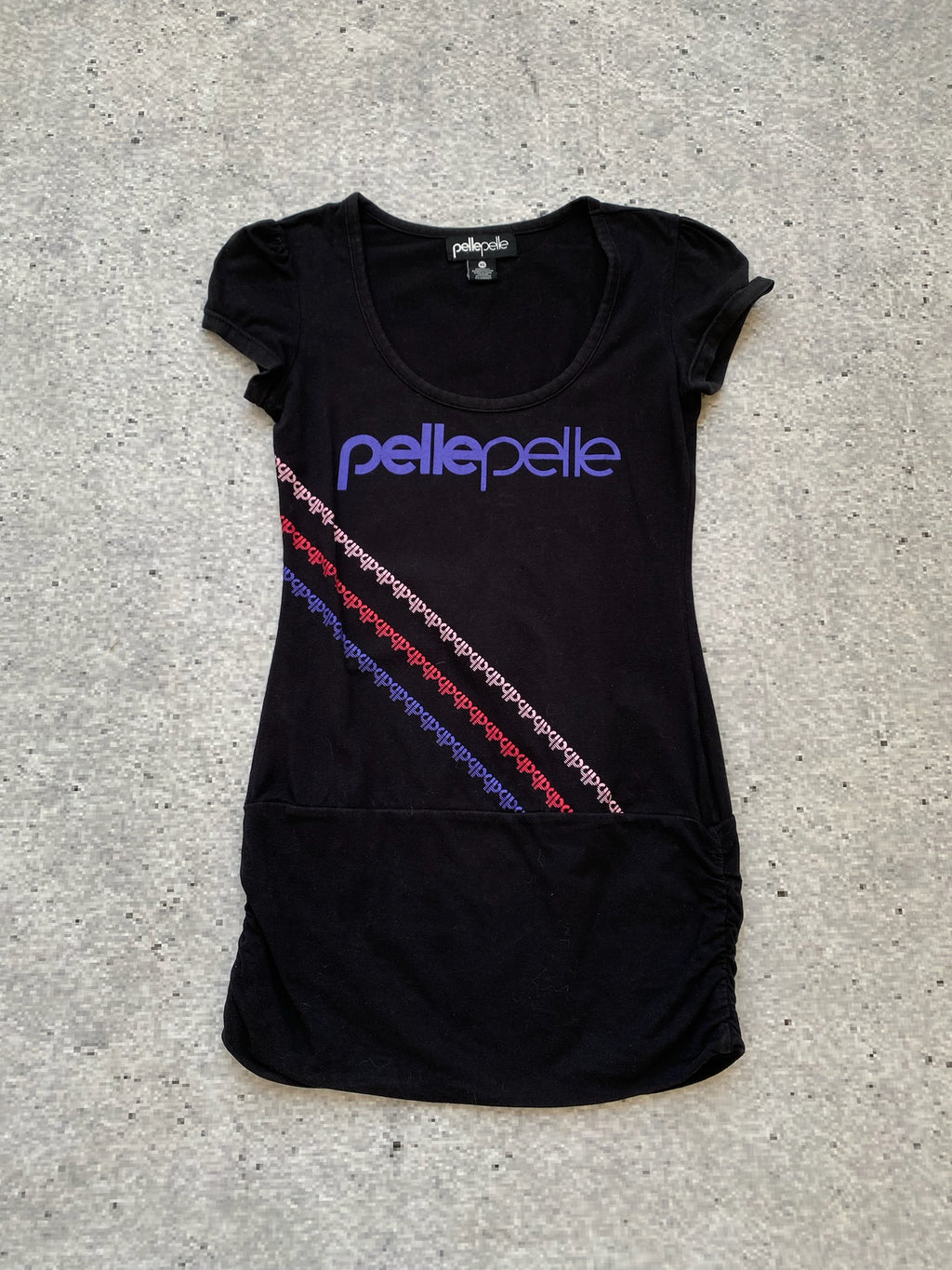 Pelle Pelle 2000s long black top
