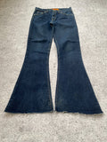 Bell bottom fishbone jeans