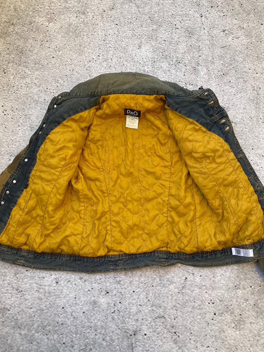 ADD TO CART??? Amazing D&G Y2k Military Denim Jacket for 150 — image 11
