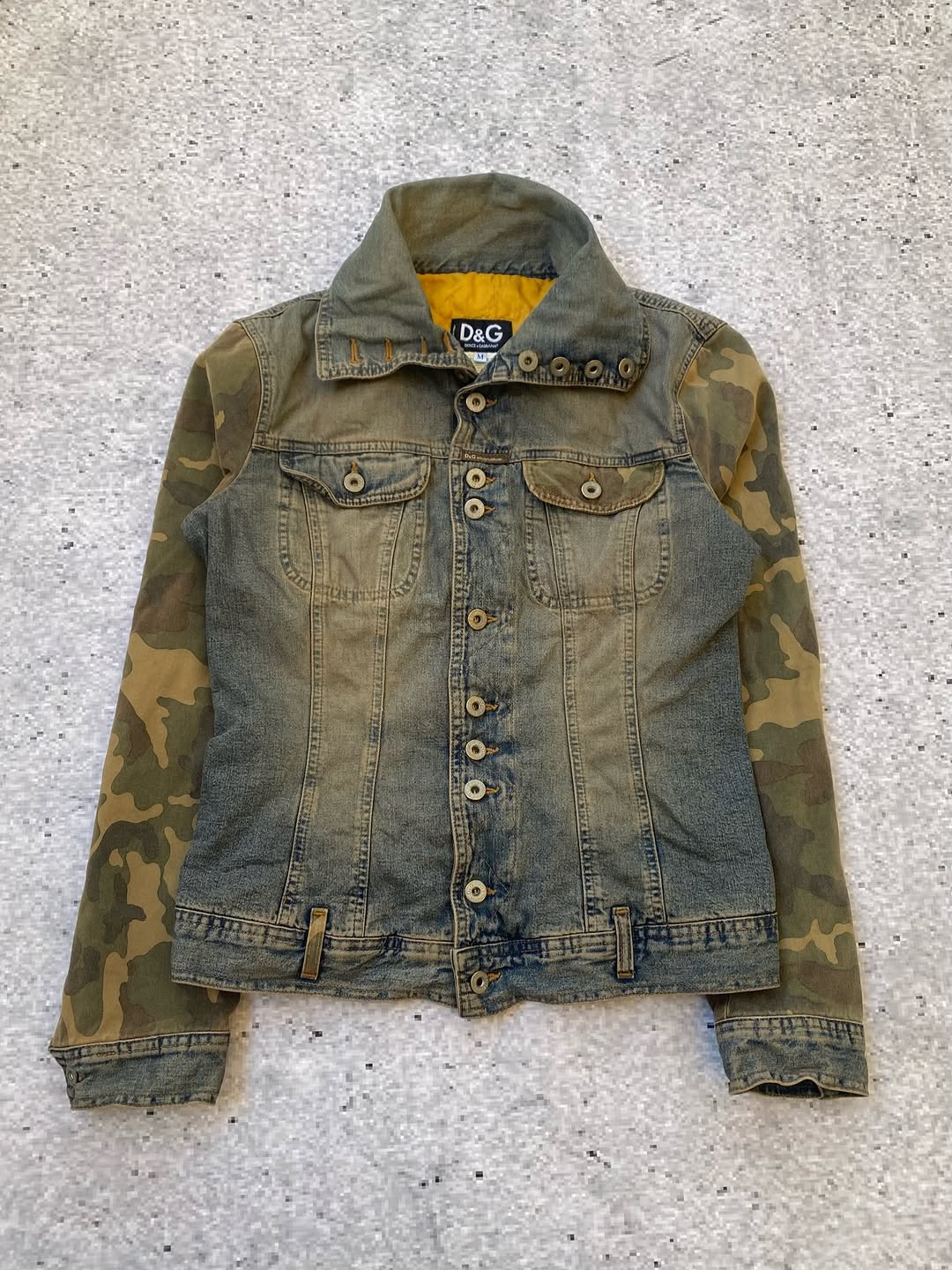 ADD TO CART??? Amazing D&G Y2k Military Denim Jacket for 150