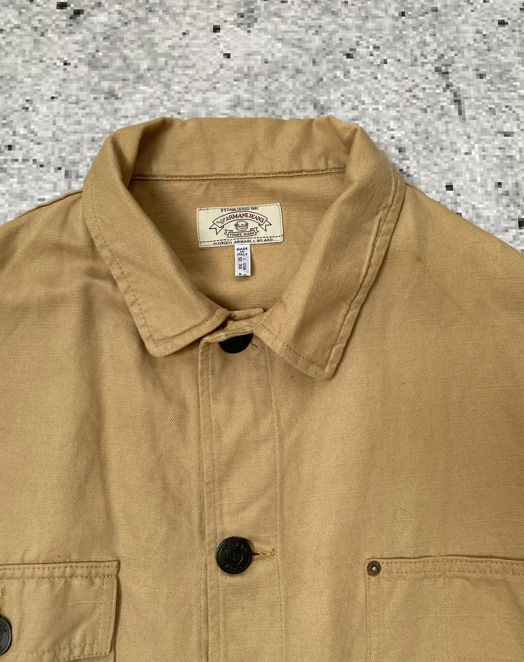 Armani French Chore Linen Coat For 45$ ⚡️ — image 3
