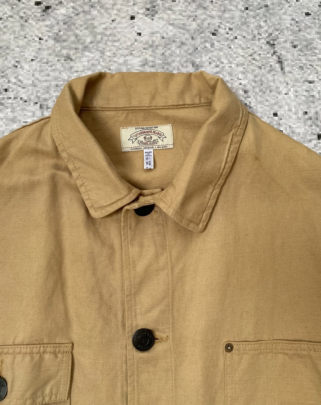 Armani French Chore Linen Coat For 45$ ⚡️ — image 3