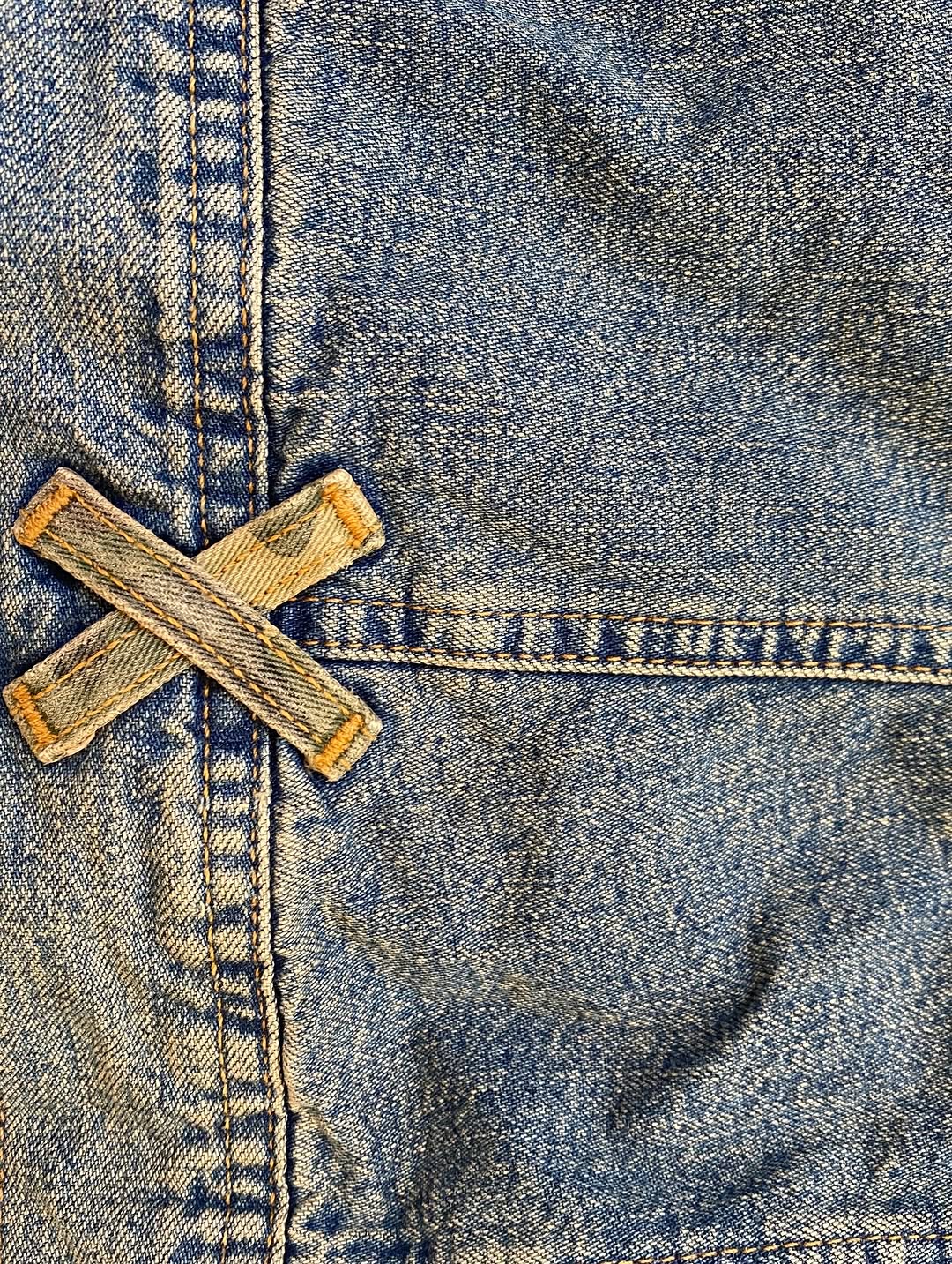 ADD TO CART??? Amazing D&G Y2k Military Denim Jacket for 150 — image 10