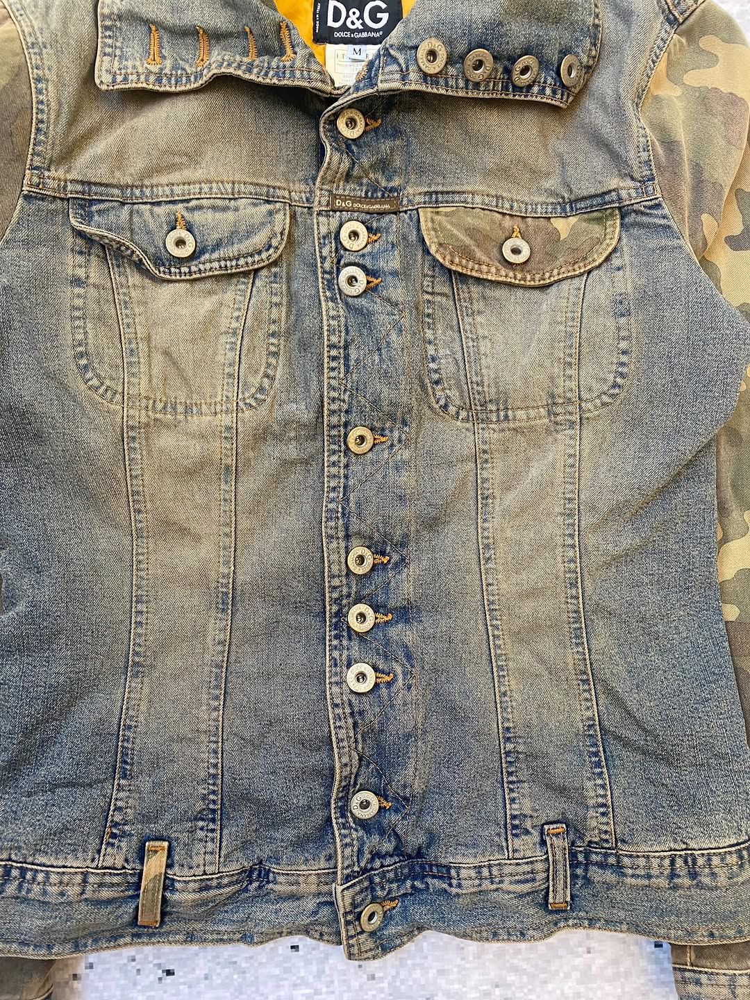 ADD TO CART??? Amazing D&G Y2k Military Denim Jacket for 150 — image 6
