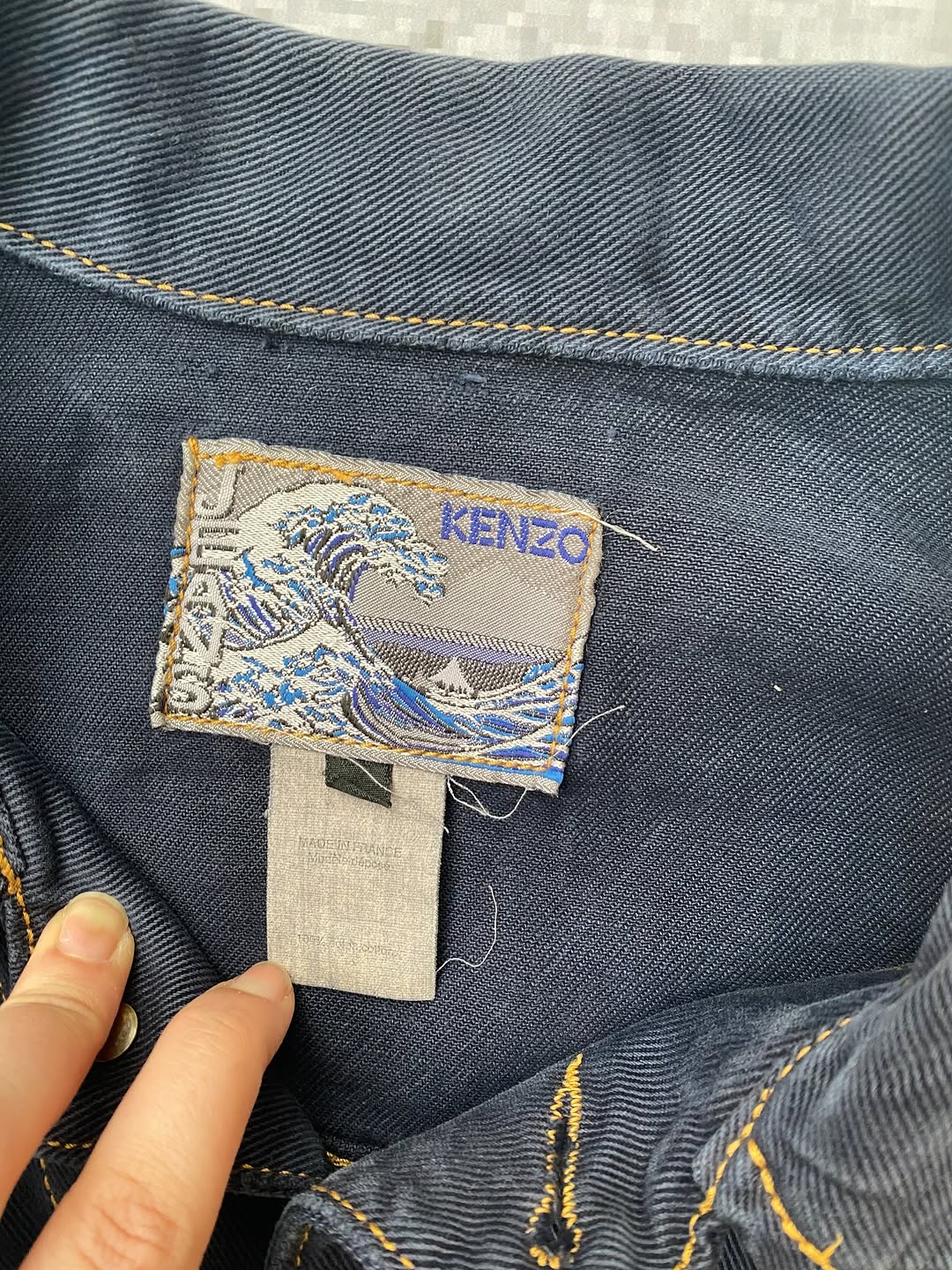 Kenzo Contrast-Stitch Denim Jacket for 150$ ⚡️ — image 5
