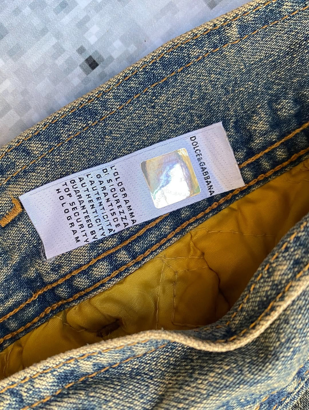 ADD TO CART??? Amazing D&G Y2k Military Denim Jacket for 150 — image 8
