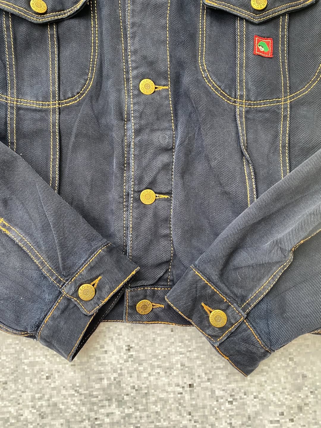 Kenzo Contrast-Stitch Denim Jacket for 150$ ⚡️ — image 4