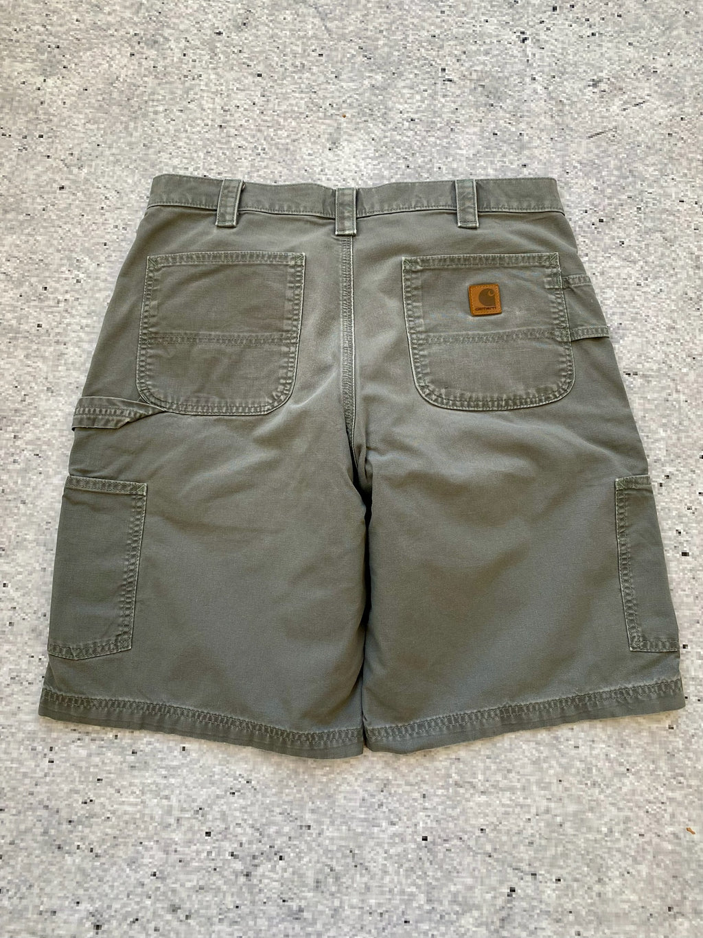 carhartt carpenter gray shorts
