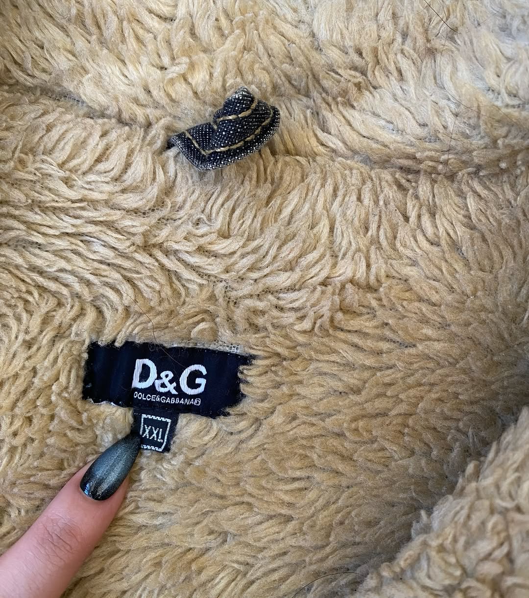 Warm D&G Denim Jacket with Rabbit Fur Lining  ⚡️ — image 5