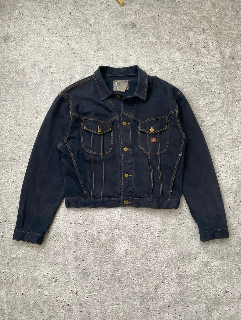 Kenzo Contrast-Stitch Denim Jacket for 150$ ⚡️ — image 6