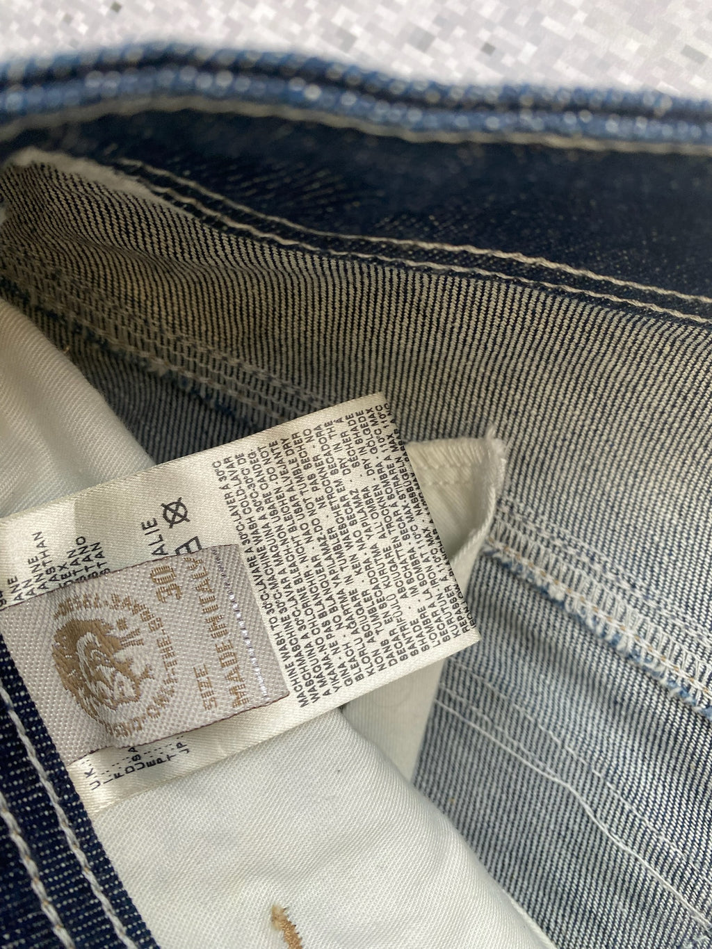 Rare 2000s Diesel Raw Denim Jeans