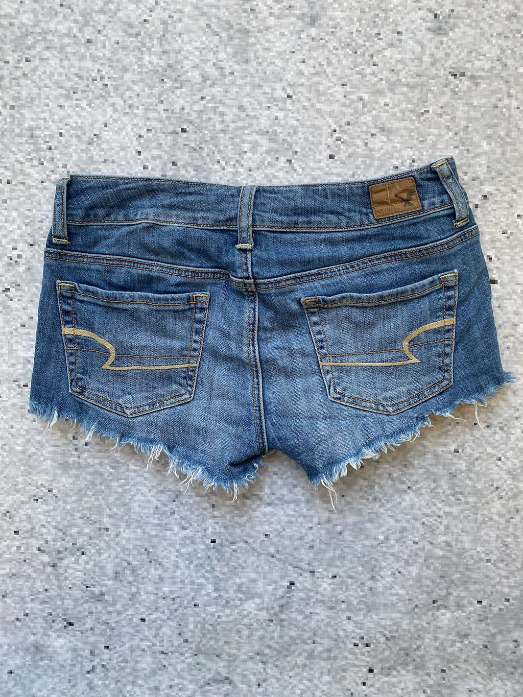 stretchy American Eagle lowrise microshorts
